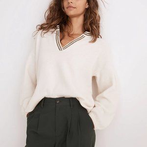 Madewell Wiltshire V-Neck Pullover Sweater